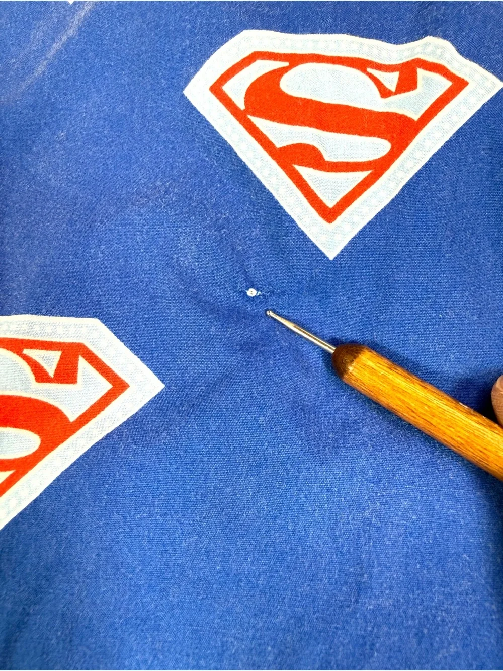 VINTAGE SUPERMAN DC COMICS Crib Toddler Fitted Sheet 2006 Y2K Superhero Retro